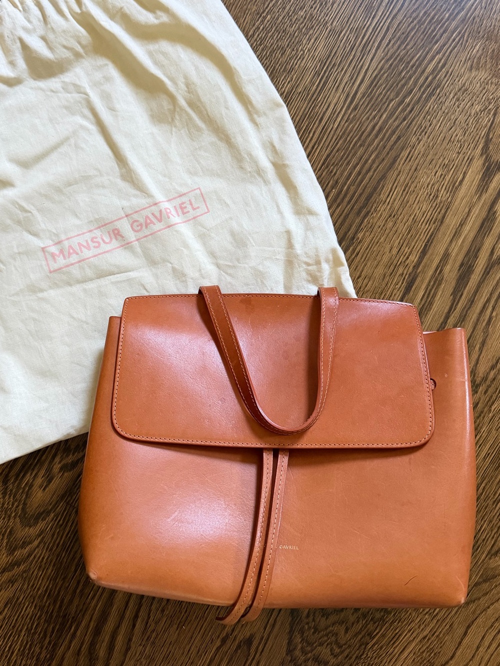 Mansur Gavriel Lady bag in tan
